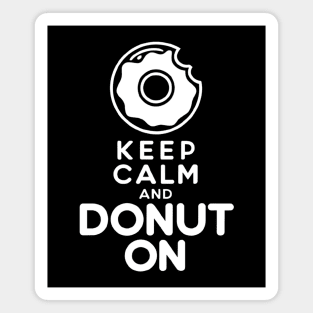 keep calm and donut on Magnet